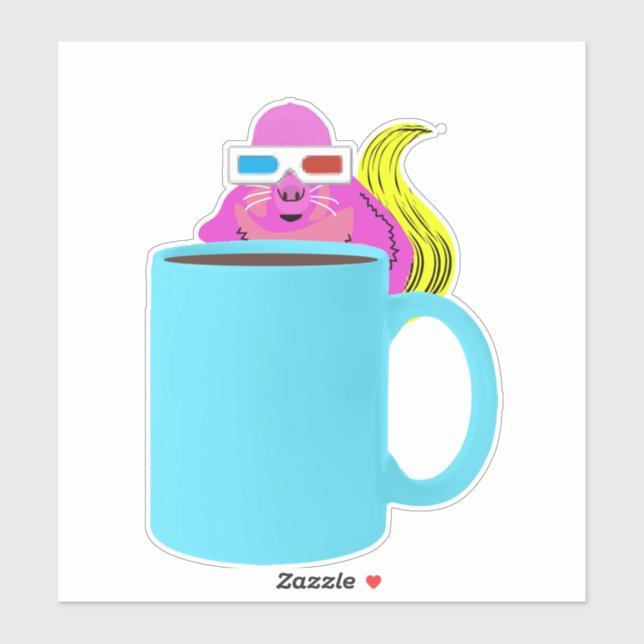 Adesivo Esquilo malvado #513 (Folha)