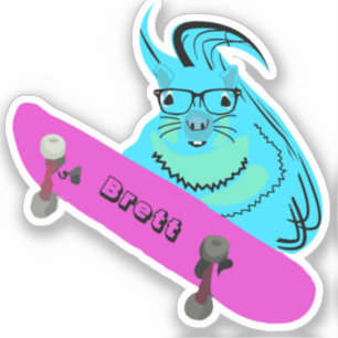 Adesivo Esquilo Malvado #637 Brett Skateboard