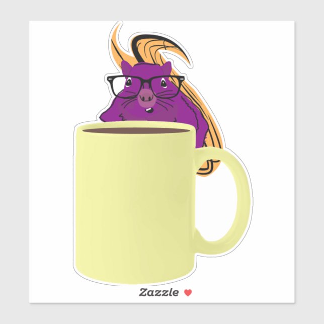 Adesivo Esquilo Malvado #640 (Folha)