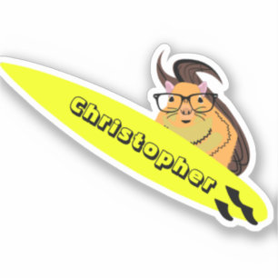 Adesivo Esquilo Malvado #676 Surfe