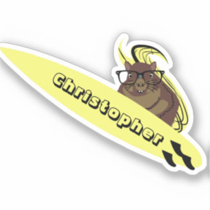 Adesivo Esquilo Malvado #768 Surfe