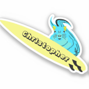 Adesivo Esquilo Malvado #822 Surfe