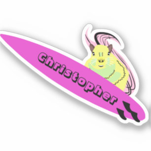 Adesivo Esquilo Malvado #846 Surfe