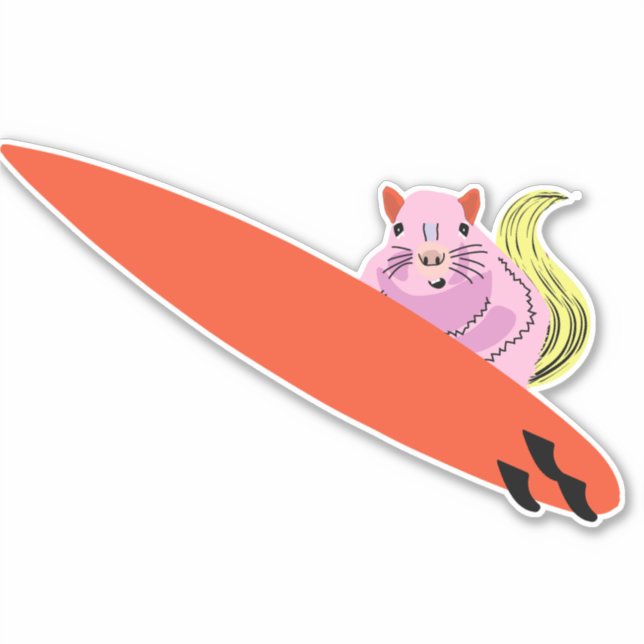 Adesivo Esquilo malvado #88 (Frente)