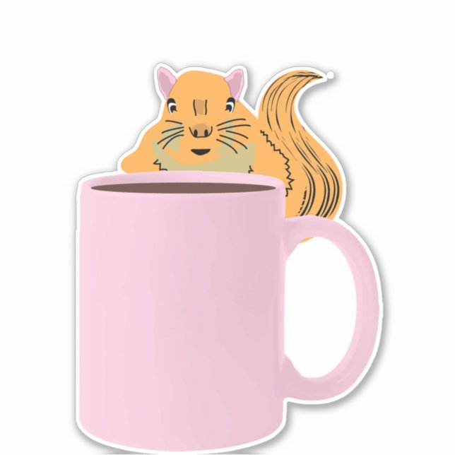 Adesivo Esquilo malvado nº 135 (Frente)