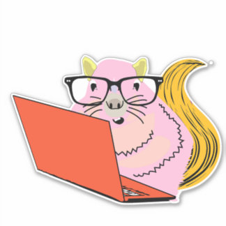 Adesivo Esquilo malvado nº 175