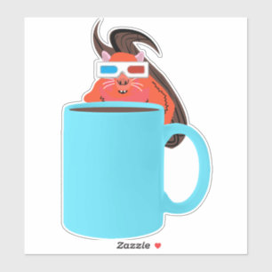 Adesivo Esquilo malvado nº 711