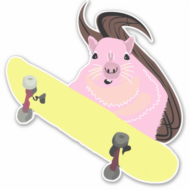 Adesivo Esquilo malvado nº 77 (Frente)