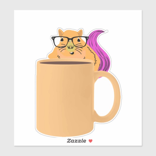 Adesivo Esquilo Malvado nº 978 Sticker (Folha)