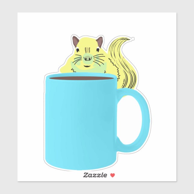 Adesivo Esquilo Malvado nº 978 Sticker (Folha)