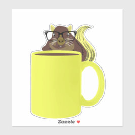 Adesivo Esquilo Malvado nº 978 Sticker