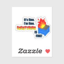 Adesivo Está tudo bem!