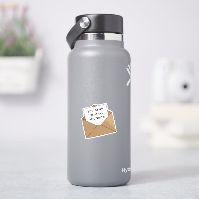 Adesivo Está Tudo Bem Cometer Erros (HidroFlask)