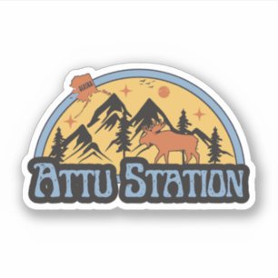 Adesivo Estação Attu, Alaska Sticker