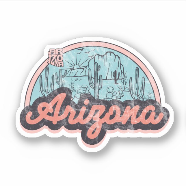 Adesivo Estado da Arizona (Frente)