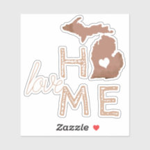 Estado da Silhouette de Cobre do Michigan