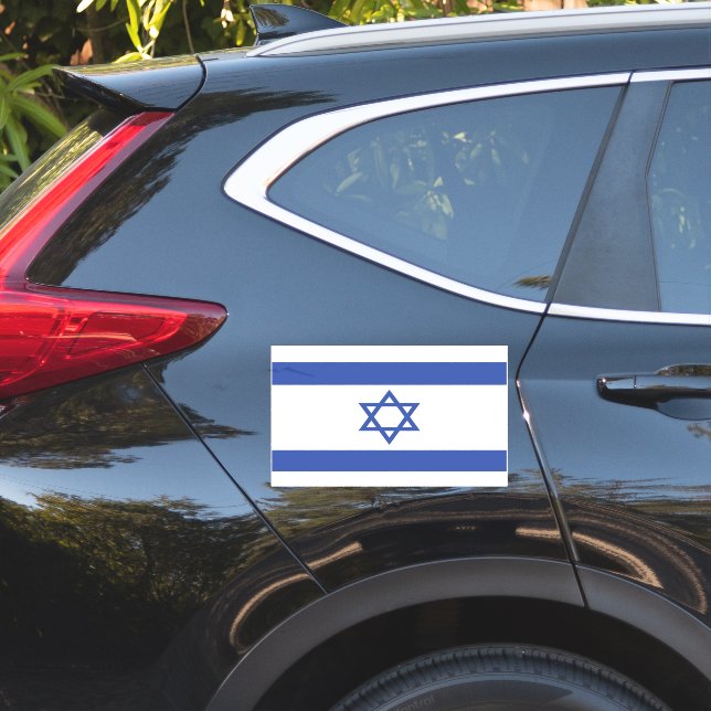 Adesivo Estado de Israel Bandeira, Estrela do Judaísmo Dav (Lado do carro)