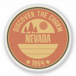 Adesivo Estado de Nevada - Lembrança Desert Vibes