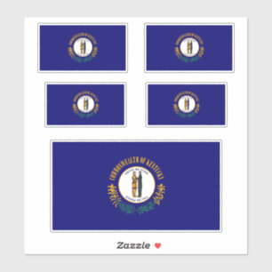 Adesivo Estado do Kentucky Flag Design