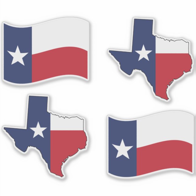Adesivo Estado do Texas (Frente)