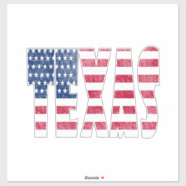 Adesivo estado do Texas