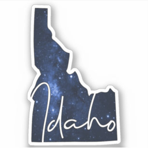 Adesivo Estado estrelado de Idaho