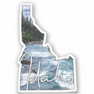 Adesivo Estado exterior de Idaho