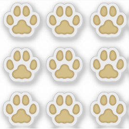Adesivo Estampas De Gato Pequenas, Tan Animal Traz Pentes