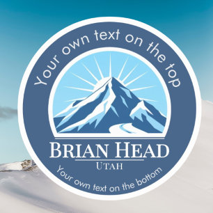 Adesivo Estância de esqui Brian Head Utah