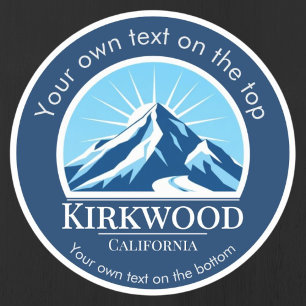Adesivo estância de esqui de Kirkwood California