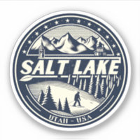 Estâncias de esqui da Cidade do Lago Salgado Utah 