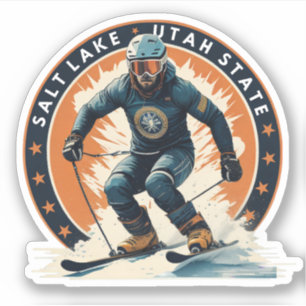 Adesivo estâncias de esqui de Salt Lake City Utah
