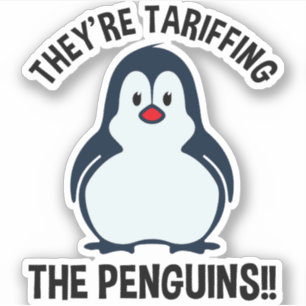 Adesivo Estão a Tarifar os Pinguins!