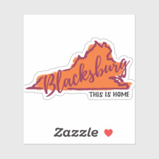 Adesivo Este é o Home Blacksburg Va Hokie Sticker