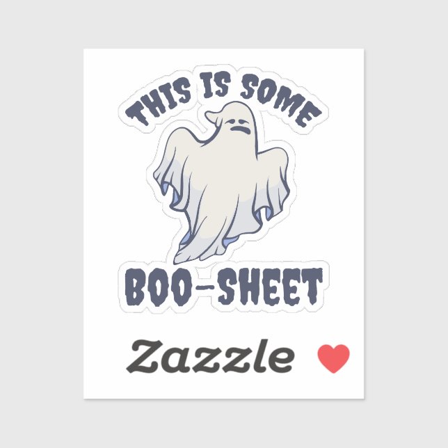 Adesivo Este é um Boo Sheet Sassy Ghost (Folha)