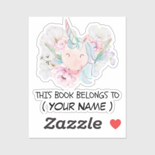 Adesivo Este livro pertence a