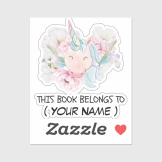 Adesivo Este livro pertence a