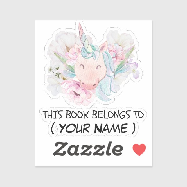 Adesivo Este livro pertence a (Folha)