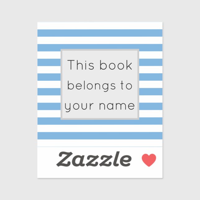 Adesivo Este livro pertence a (Folha)