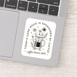 Adesivo Estética da amante do café