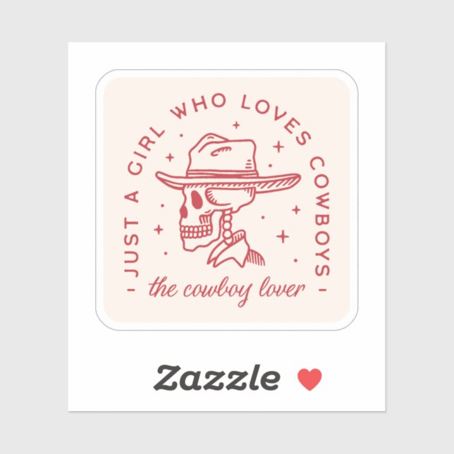 Adesivo Estética do amante de vaquinha (Folha)