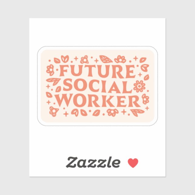 Adesivo Estética futura da assistente social (Folha)