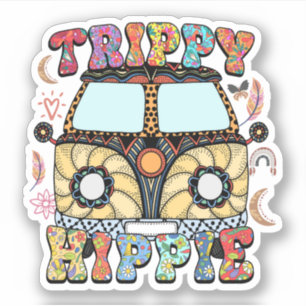 Adesivo Estética Trippy Hippie Indie