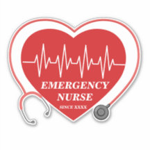 Estetoscópio de EKG Coração de Amor de Enfermeira
