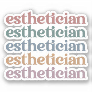 Adesivo Estheticista Cosmetólogo Beauticista maquiadora
