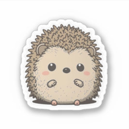 Adesivo Estilo de animação bonitinho Vinheta Hedgehog