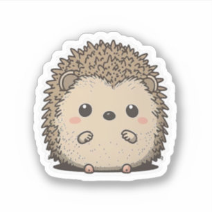 Adesivo Estilo de animação bonitinho Vinheta Hedgehog