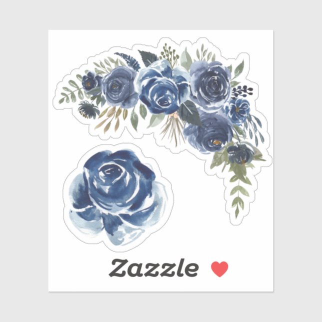 Adesivo Estilo Design da Flor Real (Folha)