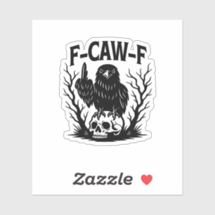 Adesivo Estilo essencial fixe e único F Caw F