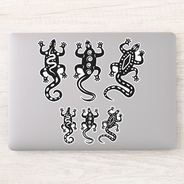 Adesivo Estilo Thunder_Cove Sudoeste de Três Lagartos Pret (Computador)